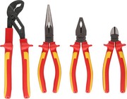 KS TOOLS VDE Pliers Set 4-piece 2K Handle/CR-V/NANO Chrome KS TOOLS VDE Pliers Set 4-piece 2K Handle/CR-V/NANO Chrome