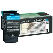 LEXMARK Prebate toner cartridge cyan C544 X544 4000 pages LEXMARK Prebate toner cartridge cyan C544 X544 4000 pages