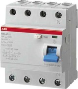 ABB Stotz S&J Residual Current Circuit Breaker F 204S-40/0.3 ABB Stotz S&J Residual Current Circuit Breaker F 204S-40/0.3
