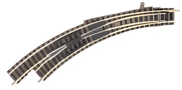 Fleischmann Left curved turnout 9174 Fleischmann Left curved turnout 9174