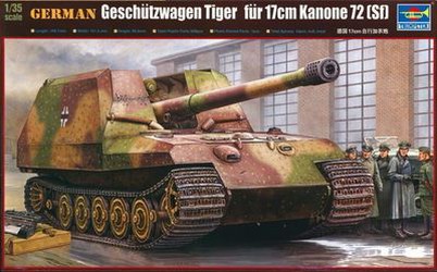 Trumpeter Self-propelled gun Tiger for 17 cm K72 Trumpeter Self-propelled gun Tiger for 17 cm K72