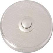 Heidemann Doorbell Button Wien Nickel Brass Nickel-Plated, 64x12mm