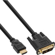 InLine HDMI to DVI Cable, Gold-Plated Contacts, 7.5m InLine HDMI to DVI Cable, Gold-Plated Contacts, 7.5m