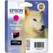 EPSON T0963 Ink Cartridge Vivid Magenta UltraChrome K3 11.4ml for StylusPhoto R2880 EPSON T0963 Ink Cartridge Vivid Magenta UltraChrome K3 11.4ml for StylusPhoto R2880