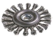 Wolfcraft disc stainless steel wire brush, twisted, M14 thread Wolfcraft disc stainless steel wire brush, twisted, M14 thread