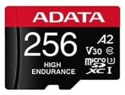 ADATA High-Endurance R100/W80 microSDXC 256GB Kit (AUSDX256GUI3V30SHA2-RA1) ADATA High-Endurance R100/W80 microSDXC 256GB Kit (AUSDX256GUI3V30SHA2-RA1)