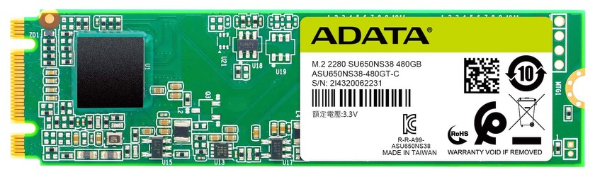 ADATA Ultimate SU650 M.2 480GB ADATA Ultimate SU650 M.2 480GB