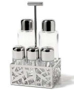 Alessi Cactus Condiment Set 5-piece Alessi Cactus Condiment Set 5-piece