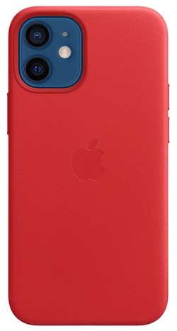 Apple iPhone 12 mini Leather Case with MagSafe (PRODUCT)RED Apple iPhone 12 mini Leather Case with MagSafe (PRODUCT)RED