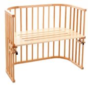 Babybay Maxi extra ventilated natural lacquered Babybay Maxi extra ventilated natural lacquered