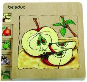 Beleduc Wood layer puzzle apple Beleduc Wood layer puzzle apple