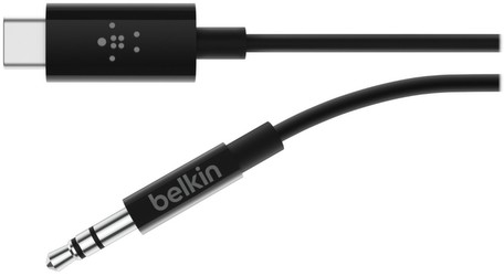 Belkin RockStar 3.5mm jack audio cable with USB-C connector (F7U079bt03-BLK) Belkin RockStar 3.5mm jack audio cable with USB-C connector (F7U079bt03-BLK)