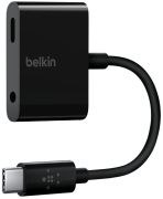 Belkin RockStar 3.5mm jack audio and USB-C charging adapter (F7U080btBLK) Belkin RockStar 3.5mm jack audio and USB-C charging adapter (F7U080btBLK)
