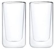 Blomus Set of 2 Nero Latte Macchiato Glasses 320 ml Blomus Set of 2 Nero Latte Macchiato Glasses 320 ml