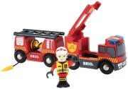 Brio Fire truck ladder vehicle with light and sound Brio Fire truck ladder vehicle with light and sound