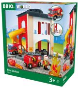 Brio Large fire station with emergency vehicle Brio Large fire station with emergency vehicle
