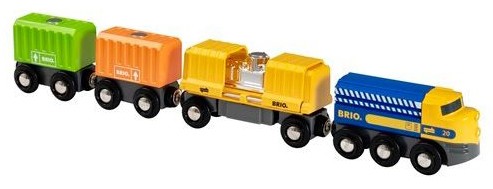 Brio Freight train with three wagons (33982) Brio Freight train with three wagons (33982)