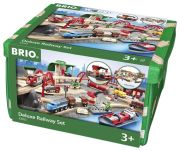 Brio Road & Rail Train Set Deluxe (33052) Brio Road & Rail Train Set Deluxe (33052)