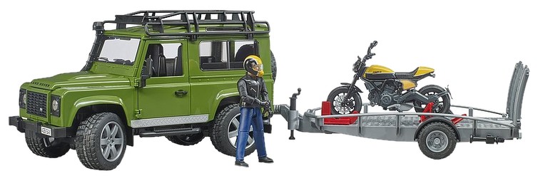 Bruder Land Rover Defender with Trailer (02589) Bruder Land Rover Defender with Trailer (02589)
