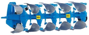 Bruder Lemken Reversible Plow (02331) Bruder Lemken Reversible Plow (02331)