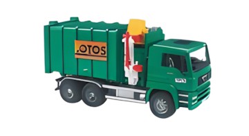 Bruder MAN side loader garbage truck Bruder MAN side loader garbage truck