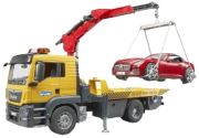 Bruder MAN TGS Tow Truck with Roadster (03750) Bruder MAN TGS Tow Truck with Roadster (03750)