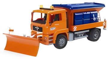 Bruder MAN winter service vehicle with snow plow Bruder MAN winter service vehicle with snow plow