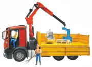 Bruder MB Arocs construction truck with crane and accessories Bruder MB Arocs construction truck with crane and accessories