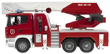 Bruder Scania R-Series Fire Truck with Water Pump Bruder Scania R-Series Fire Truck with Water Pump
