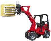 Bruder Schäffer Telehandler 2630 with Bale Grabber and 1 Round Bale (02192) Bruder Schäffer Telehandler 2630 with Bale Grabber and 1 Round Bale (02192)