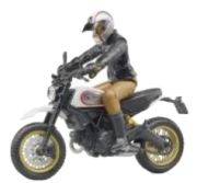 Bruder Scrambler Ducati Desert Sled with rider Bruder Scrambler Ducati Desert Sled with rider