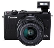 Canon EOS M100 with 15-45 mm lens Canon EOS M100 with 15-45 mm lens