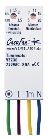 CasaFan Delay/Overrun Relay VZ 230 VZ 230 (9800006) CasaFan Delay/Overrun Relay VZ 230 VZ 230 (9800006)