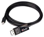 Club 3D USB Type C to DP 1.4 8K60Hz Male to Male Cable 1.8 m (CAC-1557) Club 3D USB Type C to DP 1.4 8K60Hz Male to Male Cable 1.8 m (CAC-1557)