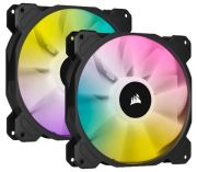 Corsair SP Series iCUE SP140 RGB Elite Dual Fan Kit 140 mm 2-pack (CO-9050111-WW) Corsair SP Series iCUE SP140 RGB Elite Dual Fan Kit 140 mm 2-pack (CO-9050111-WW)