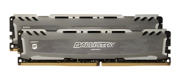 Crucial Ballistix Sport LT DDR4 RAM 8GB PC4-19200 Kit (BLS2C4G4D240FSB) Crucial Ballistix Sport LT DDR4 RAM 8GB PC4-19200 Kit (BLS2C4G4D240FSB)
