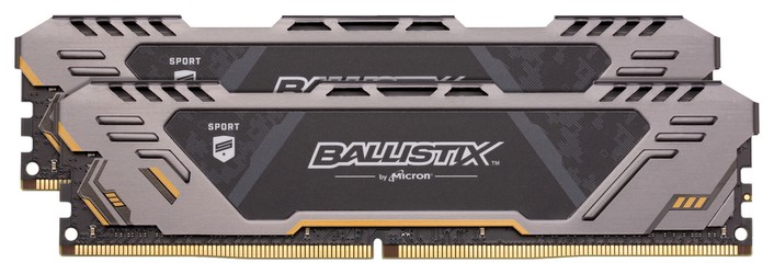 Crucial DDR4-3200 16GB Ballistix Sport AT Kit (BLS2C8G4D32AESTK) Crucial DDR4-3200 16GB Ballistix Sport AT Kit (BLS2C8G4D32AESTK)