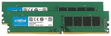 Crucial DDR4-3200 32GB UDIMM Kit (CT2K16G4DFD832A) Crucial DDR4-3200 32GB UDIMM Kit (CT2K16G4DFD832A)