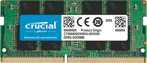 Crucial SO-DIMM DDR4-3200 32GB (CT32G4SFD832A) Crucial SO-DIMM DDR4-3200 32GB (CT32G4SFD832A)