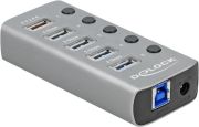 Delock USB 5 Gbps Hub with 4 Ports and 1 Fast Charging Port Delock USB 5 Gbps Hub with 4 Ports and 1 Fast Charging Port