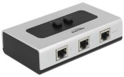 Delock Switch RJ45 10/100/1000 Mbps 2 port manual bidirectional (87673) Delock Switch RJ45 10/100/1000 Mbps 2 port manual bidirectional (87673)
