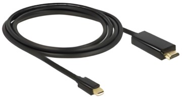 Delock Cable Mini DisplayPort 1.1 Plug to HDMI-A 2 m (83699) Delock Cable Mini DisplayPort 1.1 Plug to HDMI-A 2 m (83699)