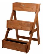 Dobar Three-tier wooden planter box (29420FSC) Dobar Three-tier wooden planter box (29420FSC)