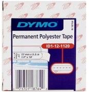 Dymo Rhino Polyester Tape 12 mm x 5.5 m Black on Metallic Dymo Rhino Polyester Tape 12 mm x 5.5 m Black on Metallic