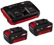 Einhell 2x 3.0Ah Battery and Twincharger Kit (4512083) Einhell 2x 3.0Ah Battery and Twincharger Kit (4512083)