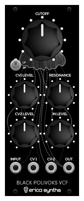 Erica Synths Black Polivoks VCF V2 Erica Synths Black Polivoks VCF V2