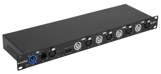 Eurolite DMX Power Splitter 4x4 3-pin XLR Eurolite DMX Power Splitter 4x4 3-pin XLR