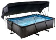 Exit Wood pool with sunshade 220 x 150 x 65 cm Exit Wood pool with sunshade 220 x 150 x 65 cm