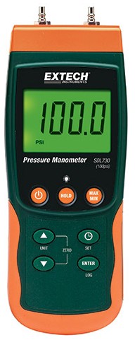 Extech SDL730 Pressure Gauge Extech SDL730 Pressure Gauge