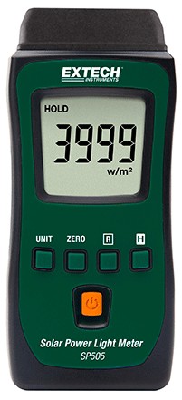 Extech SP505 solar energy meter Extech SP505 solar energy meter